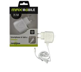 MAX MOBILE tablet/telefon micro USB fehér hálózati töltő 3858890434262 small